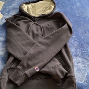 navy blue champion hoodie